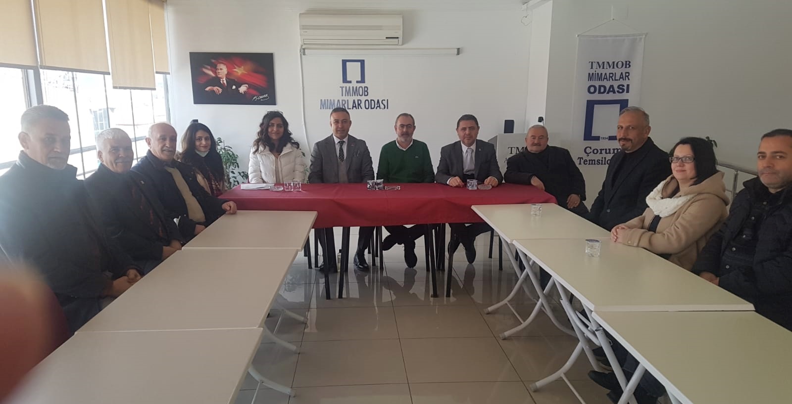 CHPâ€™DEN MÄ°MARLARâ€™A KUTLAMA ZÄ°YARETÄ°